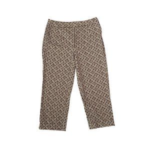 Vintage High-Waisted Brown+ Tan Pants